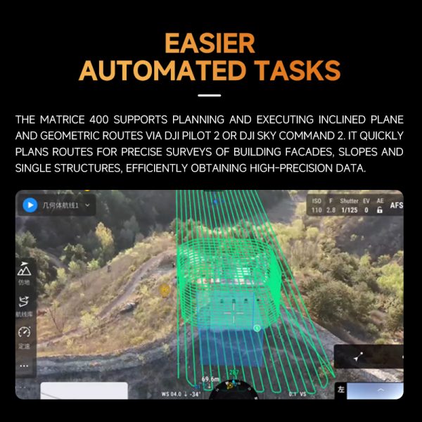DJI Matrice 400 Surveying Drone Aerial Photography 4K Aircraft Jingwei M400 Medium Flagship Model [Includes 1 Battery, Battery Case, Remote Controller, Flagship Insurance]