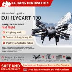 DJI FlyCart 100 Large Transport Drone for Emergency Rescue Payload Transport, Load Capacity 80 kg, Standard Package [Hoisting System, Smart Charger, Battery*2]