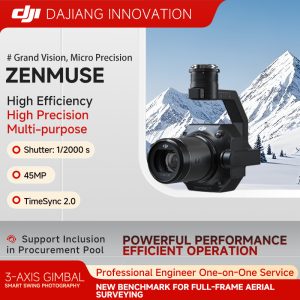 DJI Zenmuse P1 full-frame three-axis gimbal camera mount, 2D and 3D mapping, close-range surveying, high-definition aerial photography, compatible with M350RTK drone