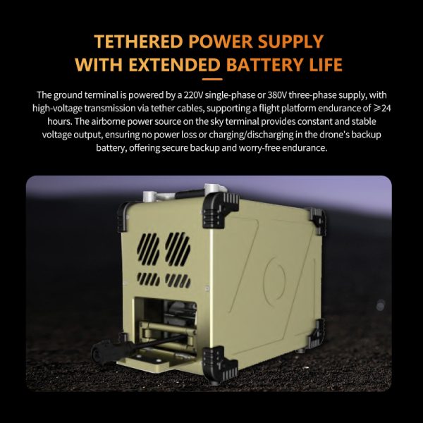 DJI Third-Party Accessories Lanyard Power Supply G12-M3 Compatible with Mavic 3 Pro, Mavic 3E, Mavic 3T, Matrice 4E, Matrice 4T Drones 600W