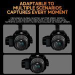 DJI Zenmuse P1 full-frame three-axis gimbal camera mount, 2D and 3D mapping, close-range surveying, high-definition aerial photography, compatible with M350RTK drone