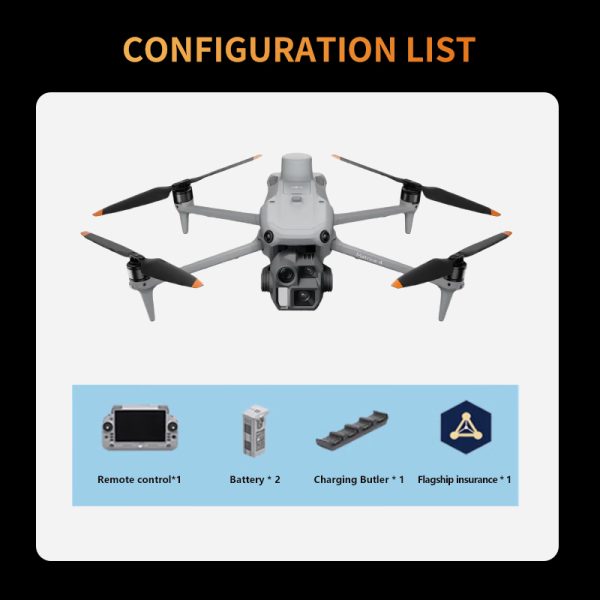 DJI Drone DJI Matrice 4E High-Definition Aerial Camera Mapping Inspection Modeling Jingwei M4E Y-Set [Includes Battery, RTK, Safety Case, Flagship Insurance]
