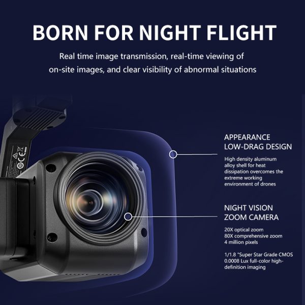 Shenzhi Future S2PLUS suitable for M300 & M350 RTK full-color night vision drone-mounted camera with 20x zoom lens